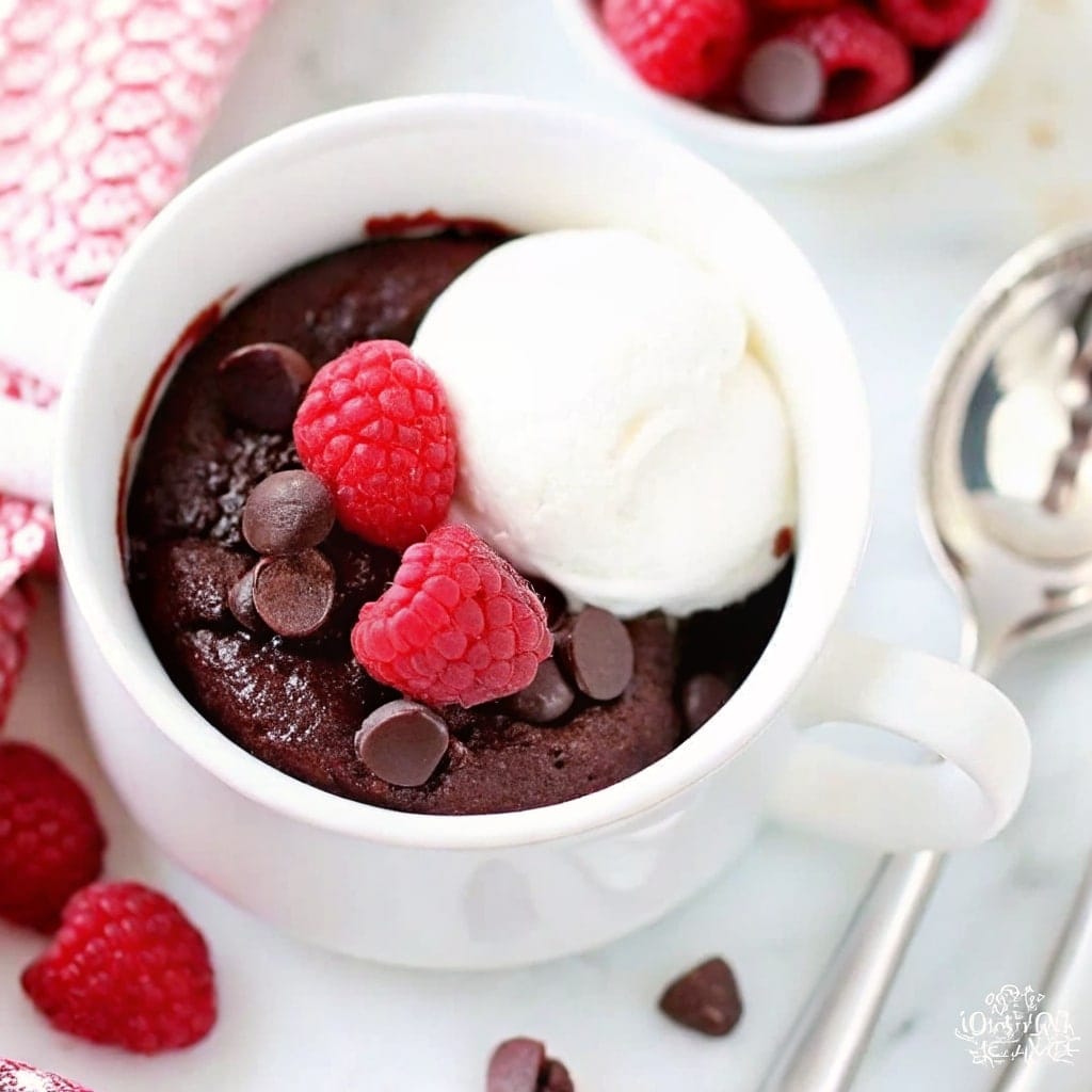 Brownie in a Mug with Brownie Mix: Easy, Gooey Dessert in Minutes 6 served brownie in a mug with brownie mix