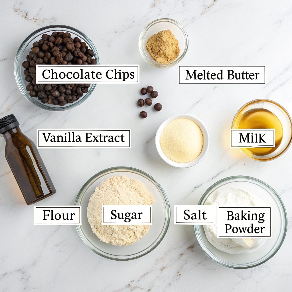 Chocolate Chip Mug Cake That’s Ready in Minutes: Simple, Gooey, Delicious 5 chocolate chip mug cake ingredients