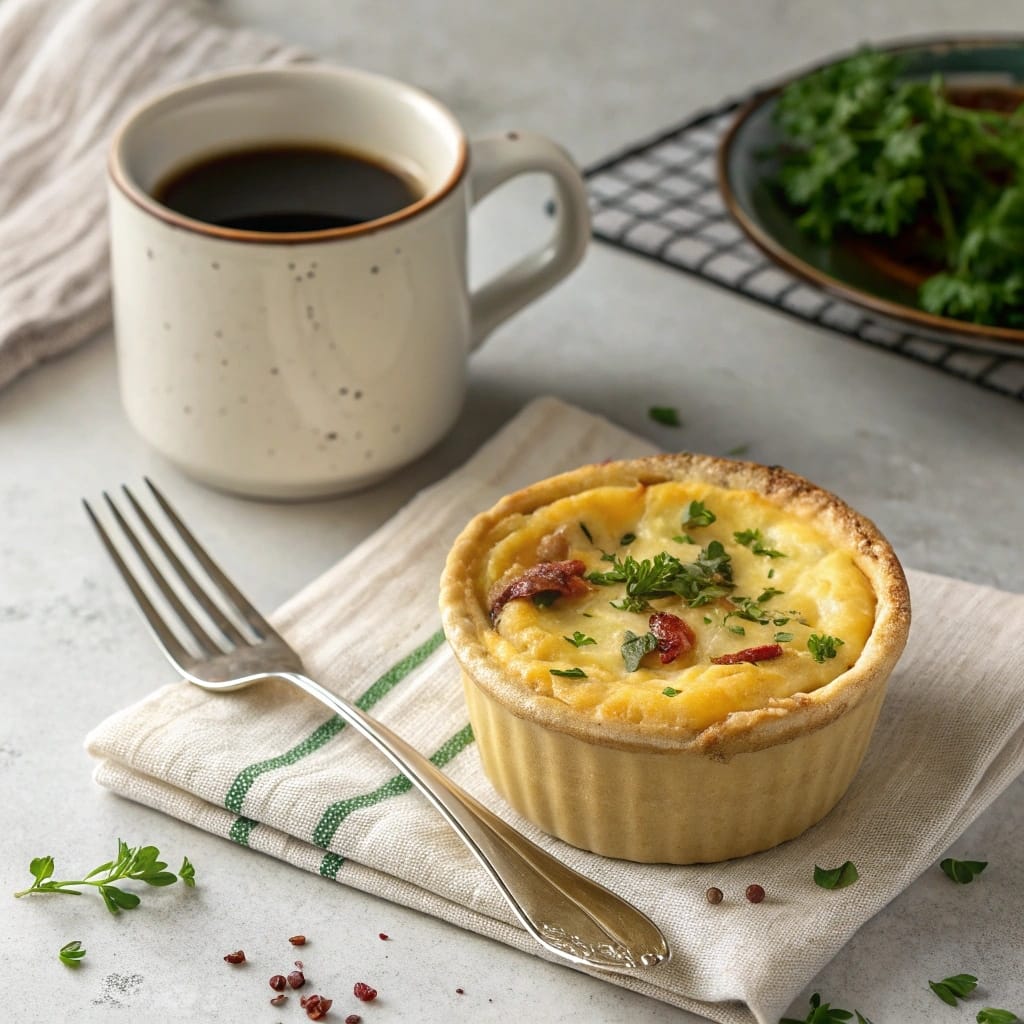 Microwave Mug Quiche Recipe: Quick, Cozy & Surprisingly Delicious 4 Served microwave mug quiche with coffee